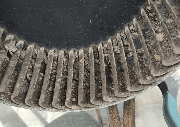 Before - Air Conditioner Evaporator Motor Wheel