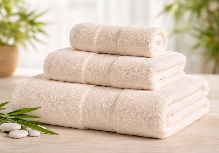 Eco friendly bamboo towels for export
