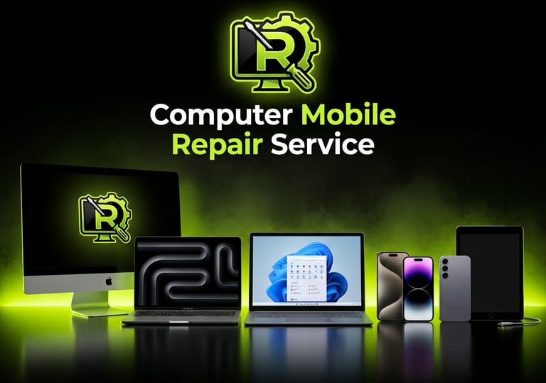 Computer and Mobile Repair LLC at 2021 Gallatin Pike N, Suite 108A, Madison, TN 37115, or call 615-757-3229
