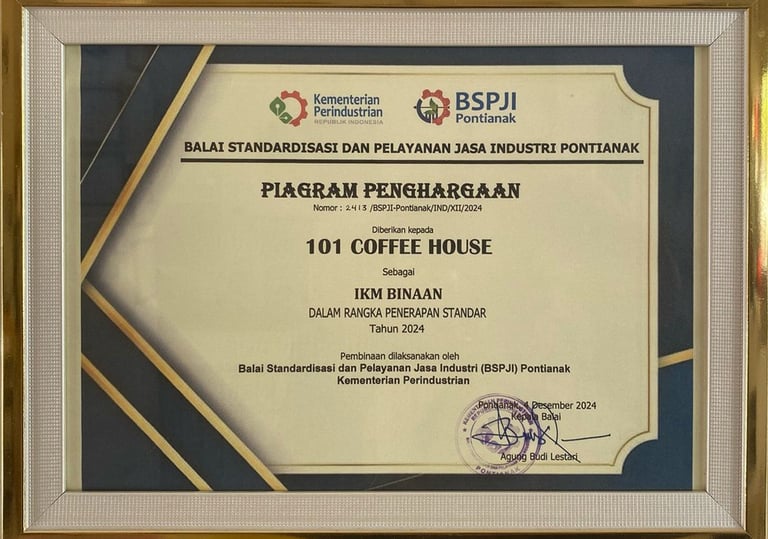 Oiagan dari BSPJI Pontianak sebagai IKM Binaan penerapan standar