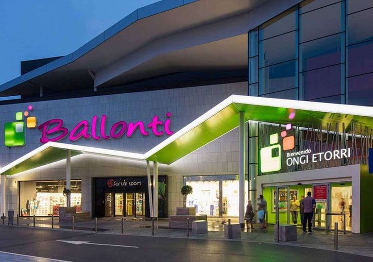 centro comercial Ballonti GURBAIN arquitectura