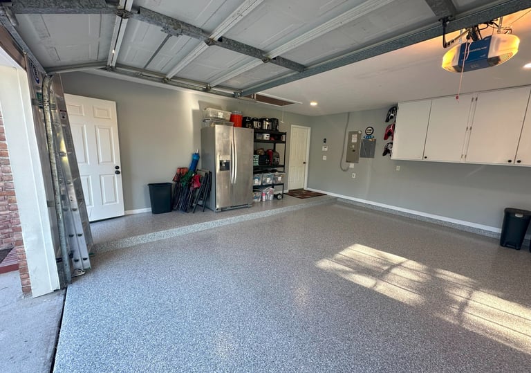 garage floor in stoney creek flake jacksonville