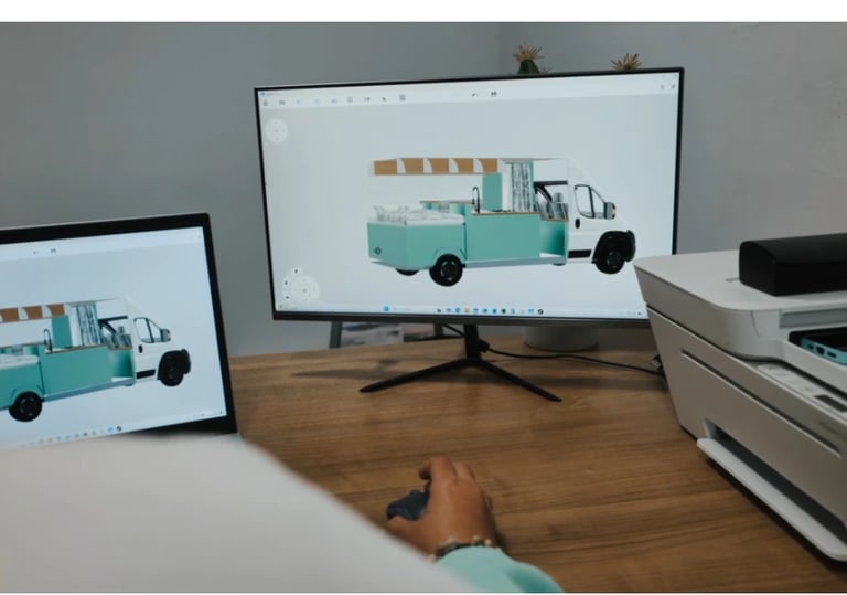 Diseñar una camper en 3d