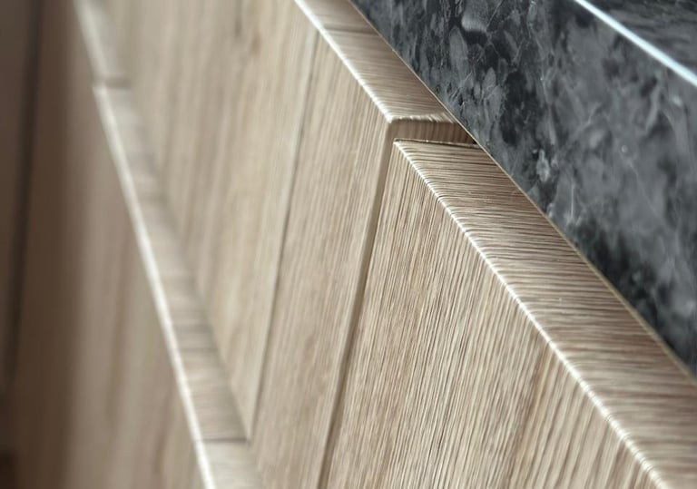 a close up of a counter top with a counter top