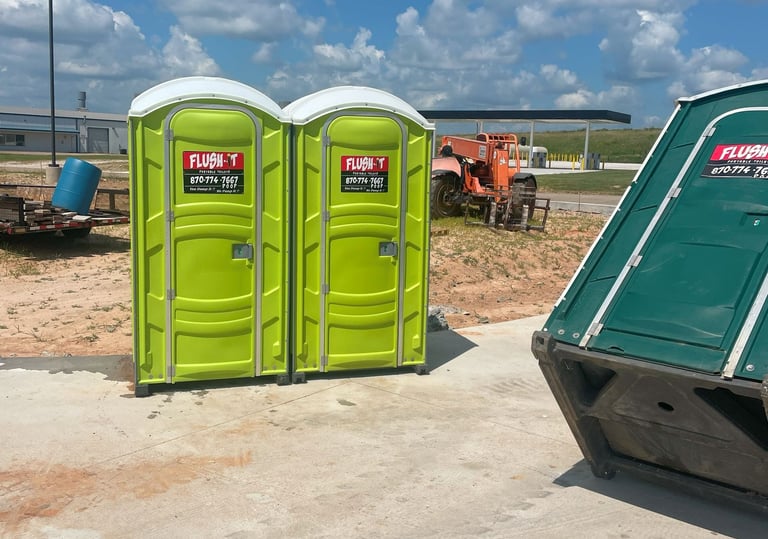 Construction site portable toilets Texarkana