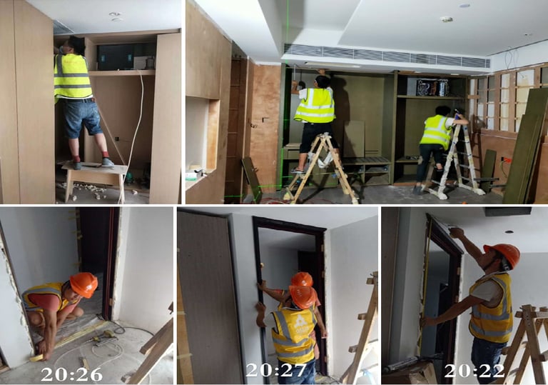 furniture fitment installation