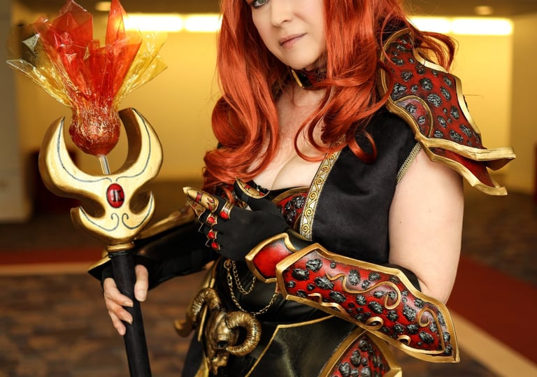 Fire Mage World of Warcraft Original Design Cosplay