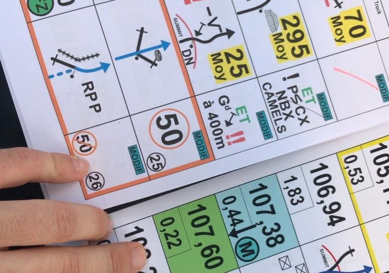 roadbook papier