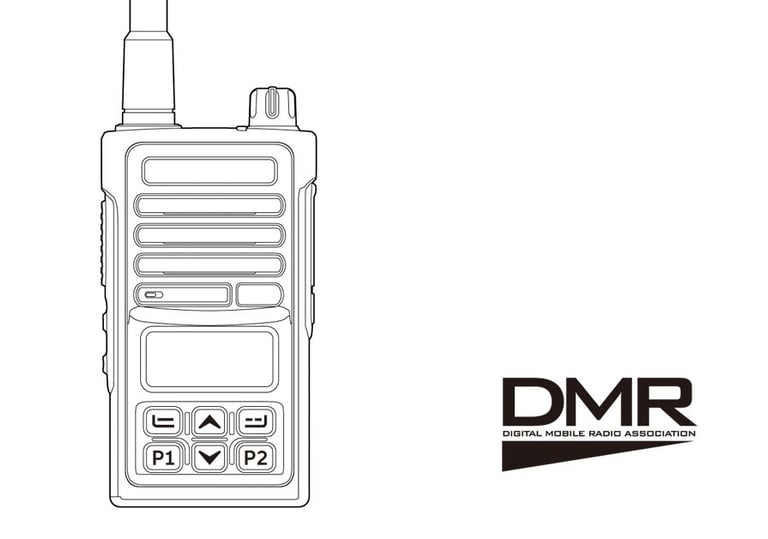 DMR Radio Handheld Type with Digital mode