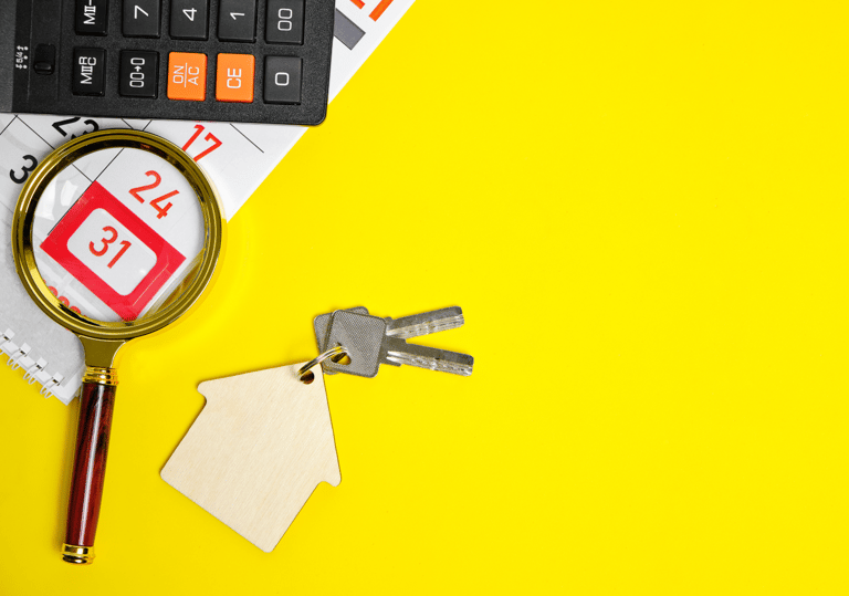 End of tenancy cleaning magnifying glass move out date