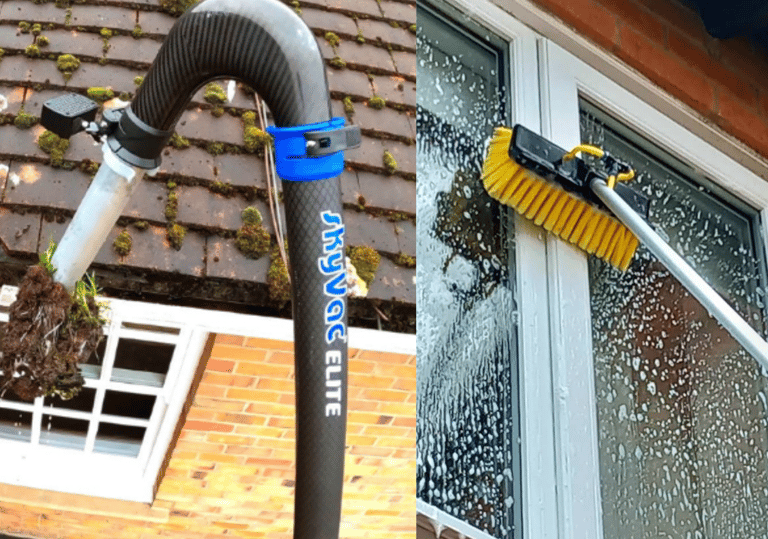 window cleaning and gutter clearing in Hastings