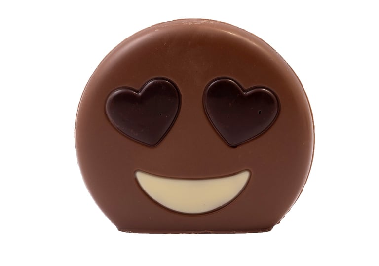 Chocolade emoji hart
