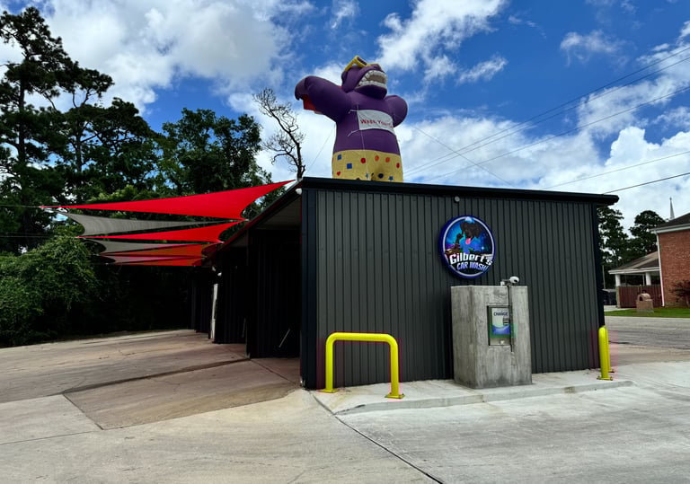 Innovative car wash design