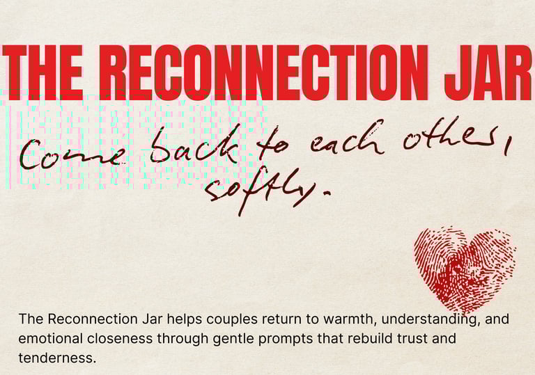 The Reconnection Jar Printable Couple Game