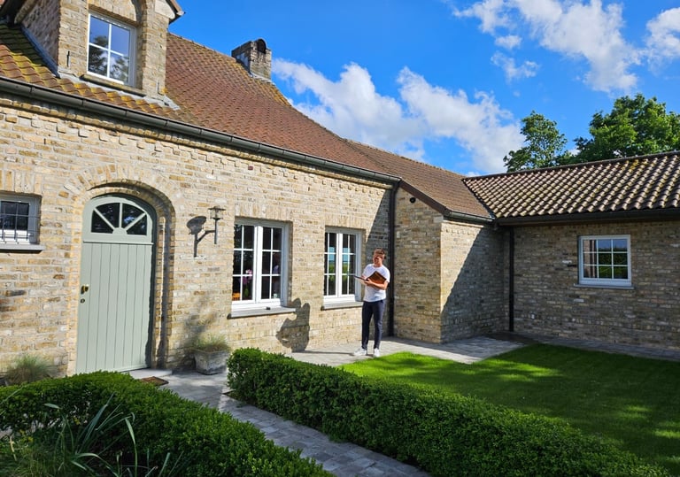 Schatten van onroerend goed Landmeter-expert / Schatter-expert VLABEL