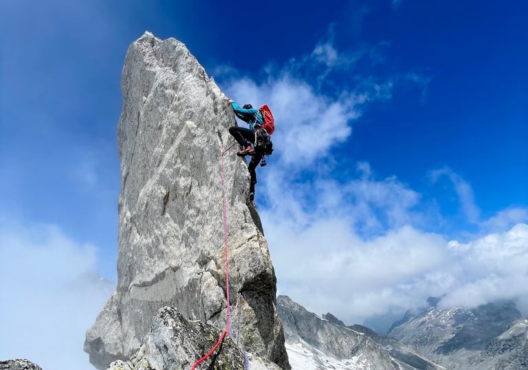 La Cuspide on Punta Rasica