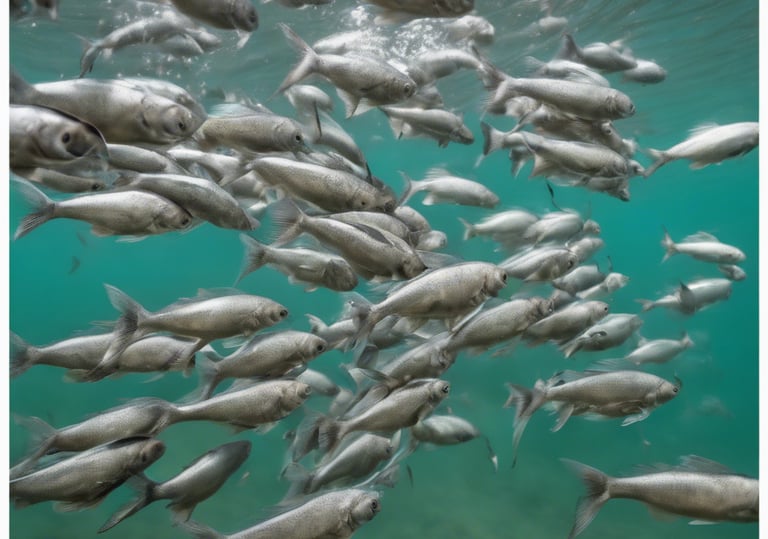 whale swimming underwater