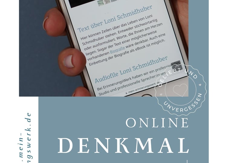 Online Denkmal freie Trauerfeier Frankfurt