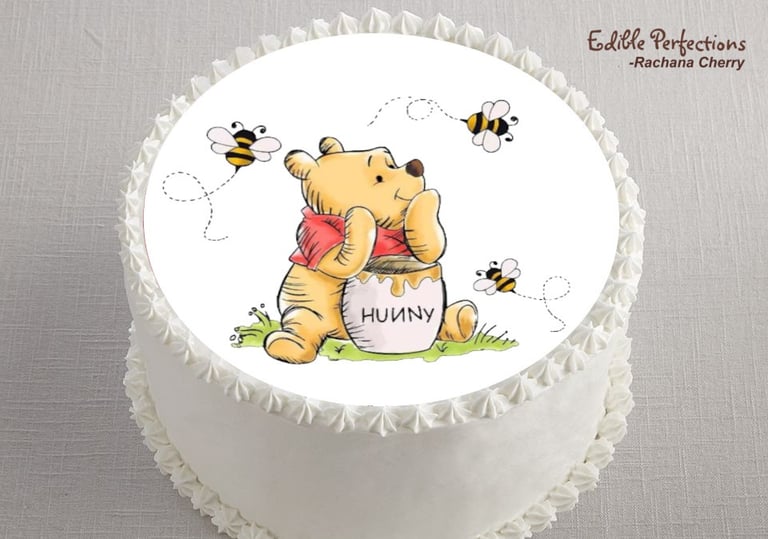 Pooh bear edible image