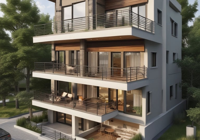 Mehrfamilienhaus als Grundlage für Wohnflächenberechnung nach WoFlV