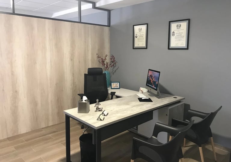 Consultorio médico de ginecología y obstetricia moderno en San Miguel de Allende.