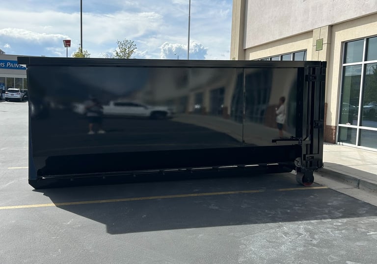 20 yard dumpster rental for retail renovation in Spanish Fork, Ut