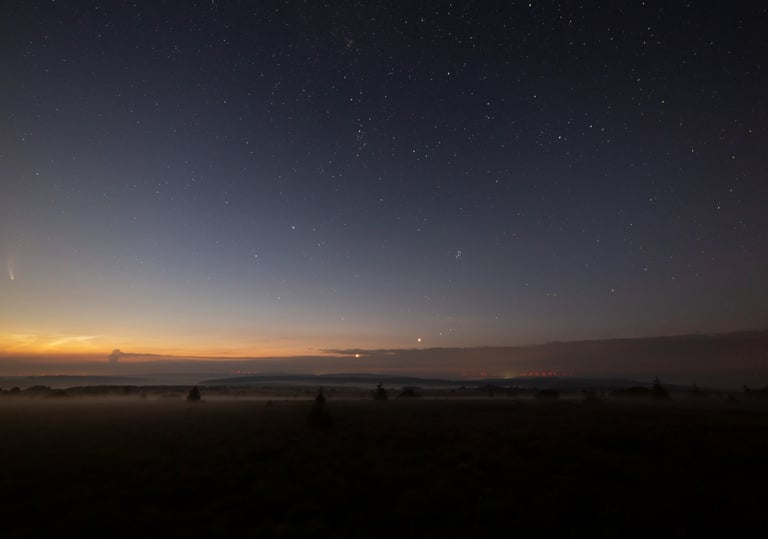 Néowise dans les Fagnes