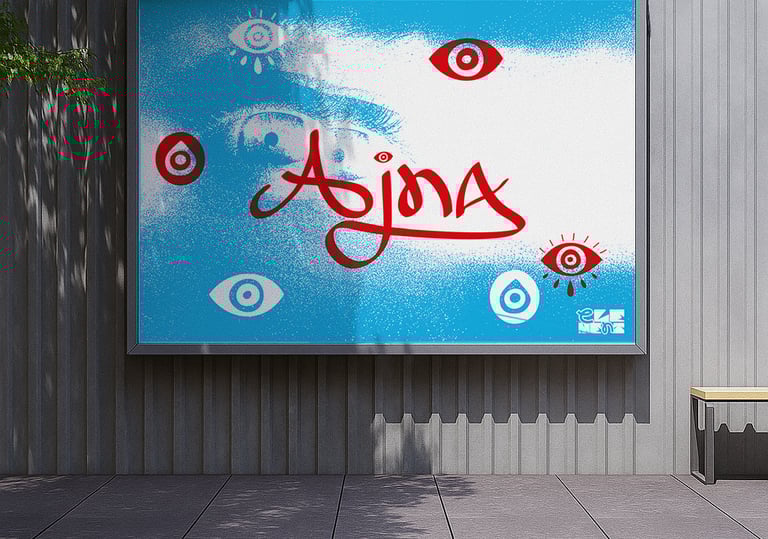 Mockup de l'affiche Ajna Clément Brunois