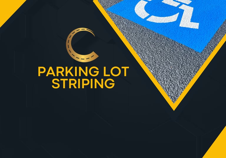 Parking Lot Line Striping Concrete Painting Service in Columbus, Georgia