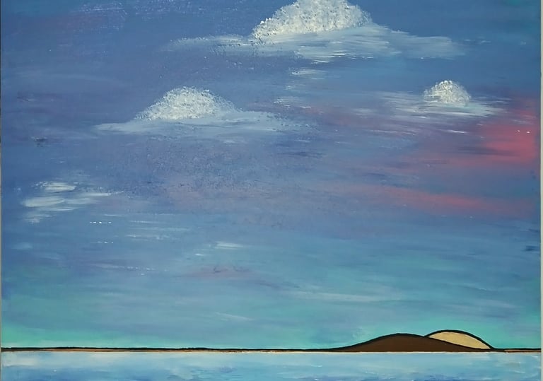 Still Horizon by Yomi Gbamis, Carrickfergus Artist