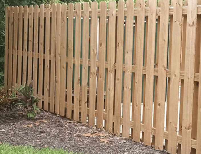Shawdowbox Wood Fence