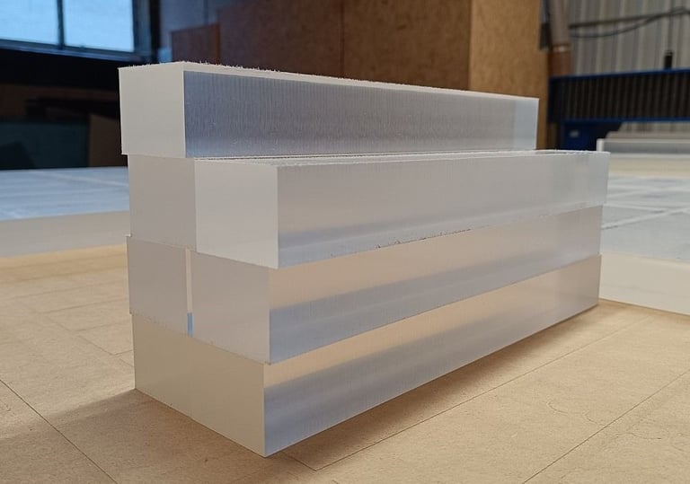 Plexiglass machining