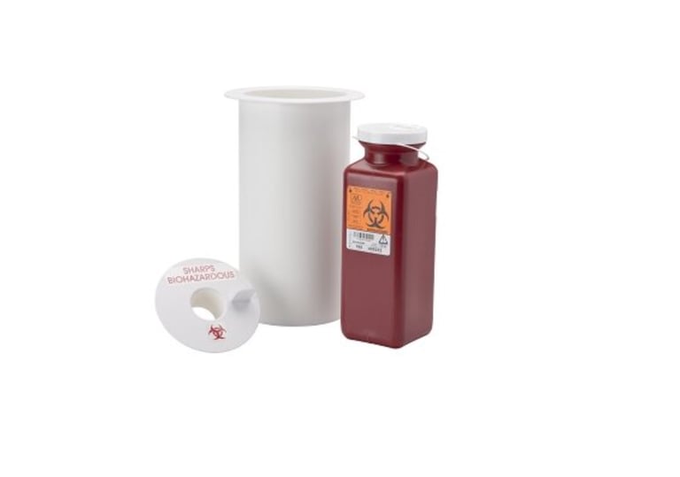 Sharps Container, Counter Mount