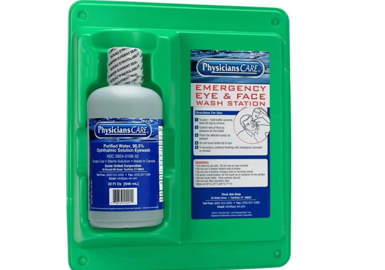 Single Bottle Eyewash Station