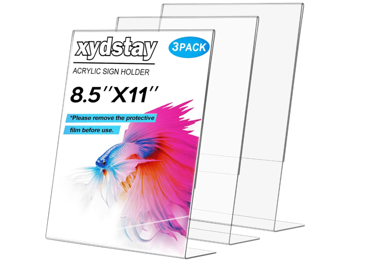 8.5x11 Acrylic Sign Holder