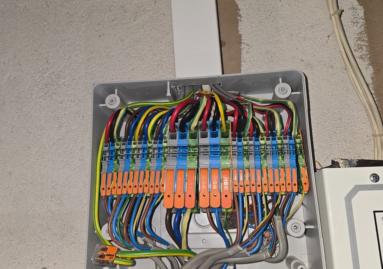 Consumer unit relocation kit, installed by Easy Spark Ltd