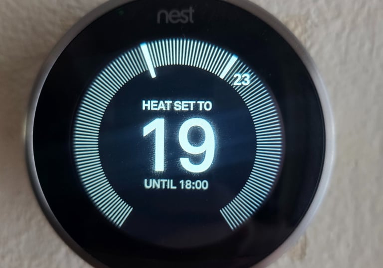 Nest smart thermostat installation in Grays, Essex