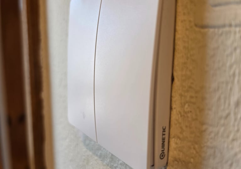 Quinetic wireless light switch installation in Grays, Essex