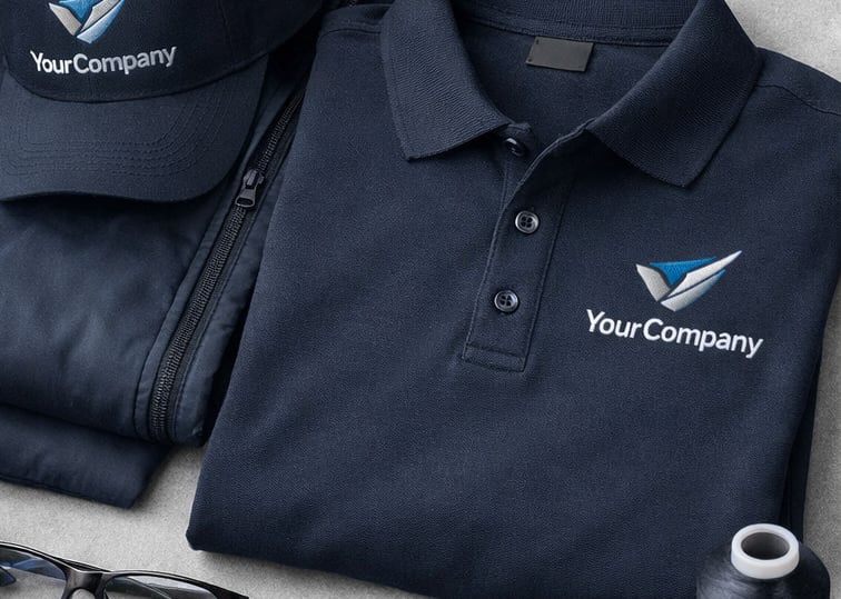 Bedrijven geborduurde polo en pet