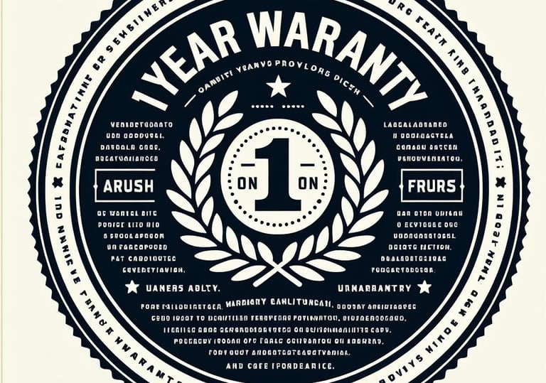 1 year warranty