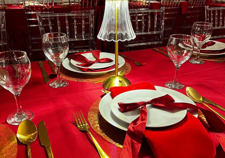 Birthday Dinner styled by Nexevent Creations in Montreal