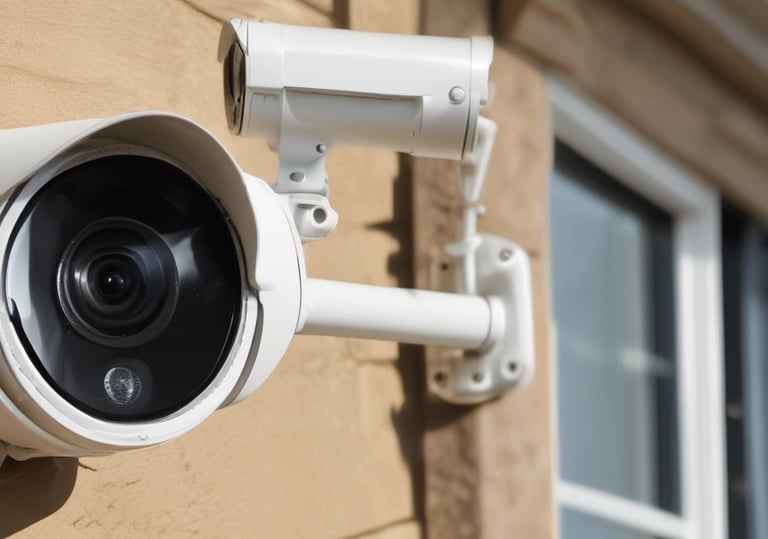 A modern storage facility with various sized units.