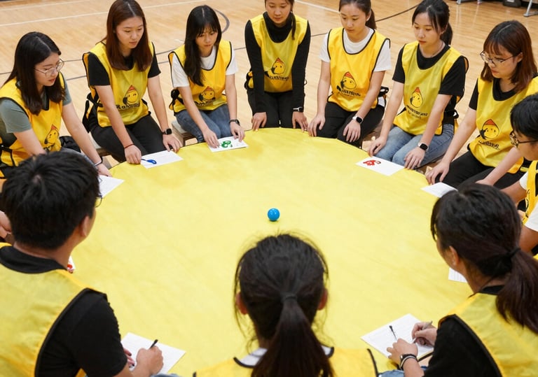 Team bonding activities and games in Dubai UAE, employee engagement and team building