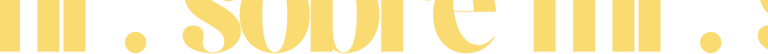 Banner color amarillo con la palabra sobre mí
