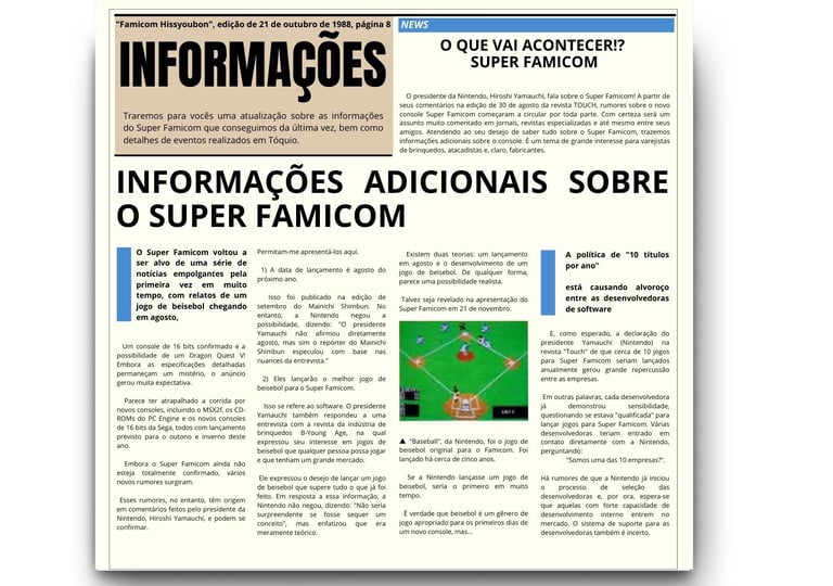 Revista Famicom Hisshoubon ed 21 out 1988 (Versão EXCLUSIVA Trad. português pela Revista Retronatti