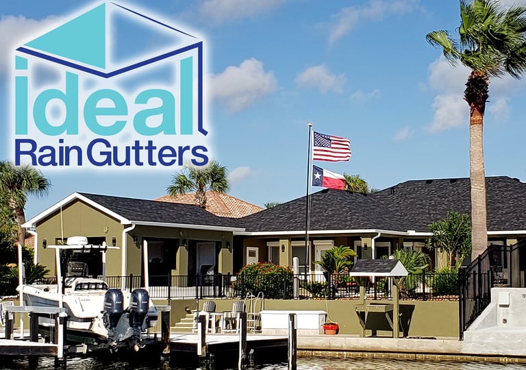 Rain Gutter Installation Rockport Texas