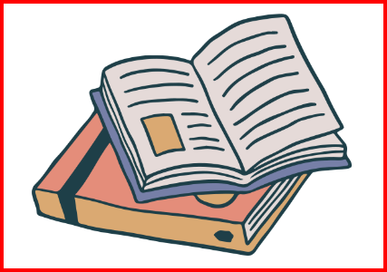 a book with a bookmark on it and a book with a bookmark