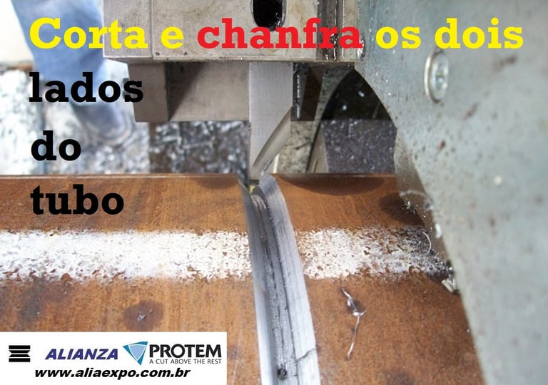 CORTE E BISEL DE TUBOS