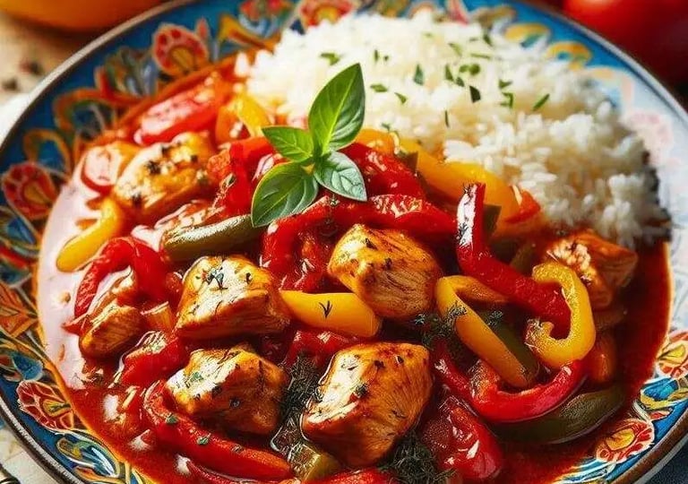 Poulet Basquaise 