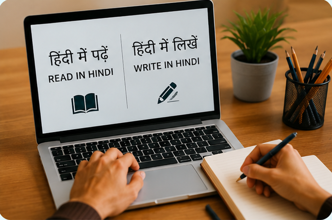 How to read and write Hindi | online Hindi tutorial | talkingBees